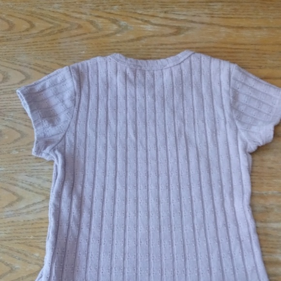 Blush Cropped Tee Shirt - Picture 3 of 3